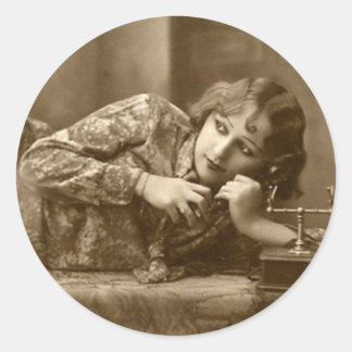 Flirty Pin-Up Meisje Stickers