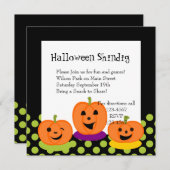 Flirty Pumpkins Kaart (Voorkant / Achterkant)