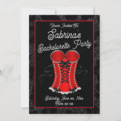 Flirty Red Corset Kaart (Voorkant)