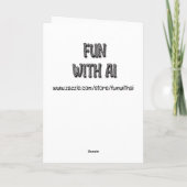 Flirty Romantisch, ik heb je in de gaten Kaart (Achterkant)