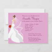 Flirty Roos Bridal Shower Kaart (Voorkant)