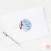 Flirty Sapphire Vrijgezellenfeest Sticker (Envelop)