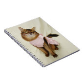 Flirty Somali Cat Winking Cat Notitieboek (Rechterzijde)