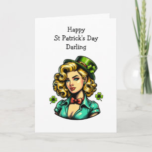 Flirty St Patrick's Day Kaart