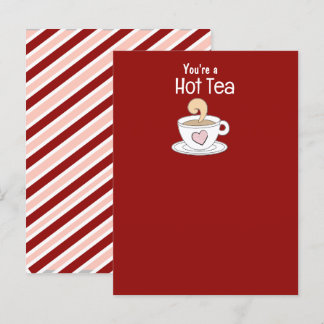 Flirty Tea Pun Cuppa Tea Briefkaart