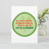 Flirty Valentijn Kaart (Staand voorkant)