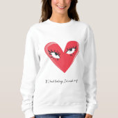 Flirty Valentijn's Day Sweatshirt (Voorkant)