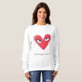Flirty Valentijn's Day Sweatshirt (Voorkant volledig)