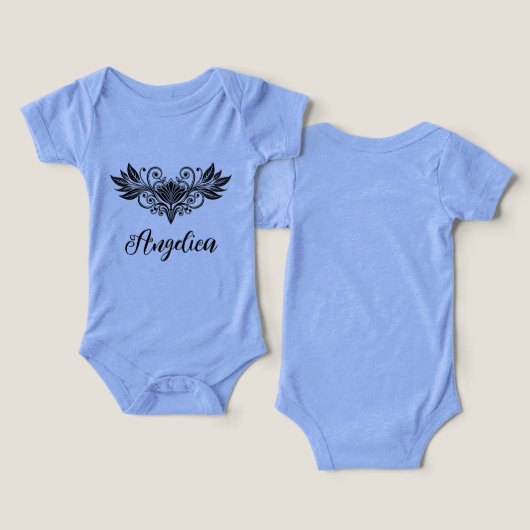 Flirty Vrouwelijk, Bloemen (Ontwerp Voorkant & Achterkant)