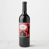 Flirty Wine Labels to Ignite Romance! Wijn Etiket (Voorkant)