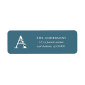 Flitanisch monogram etiket (Voorkant)