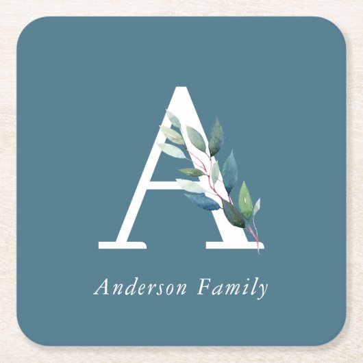 Flitanisch monogram kartonnen onderzetters (Voorkant)