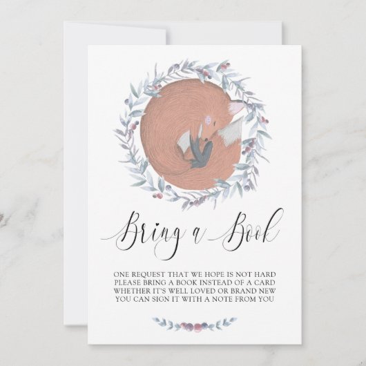 Flitanische flesvos met een boek kaart (Voorkant)