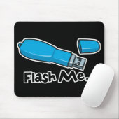 flits me flashdrive ontwerp muismat (Met muis)