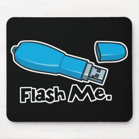 flits me flashdrive ontwerp muismat (Voorkant)