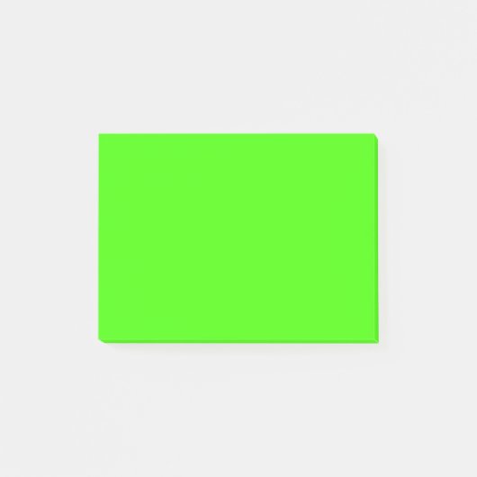 Flitsend groen post-it® notes (Voorkant)