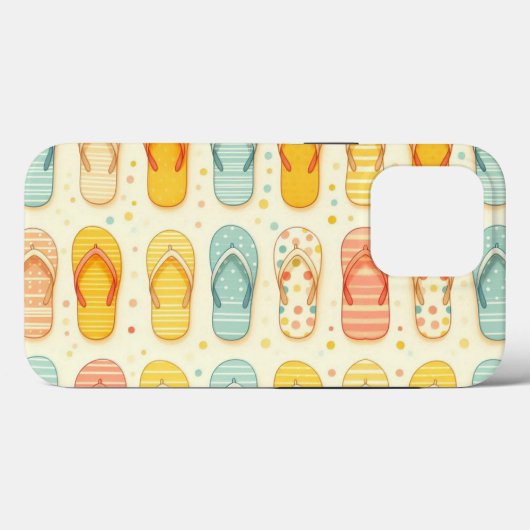 Flitsende Teenslippers Case-Mate iPhone Case (Achterkant (horizontaal))