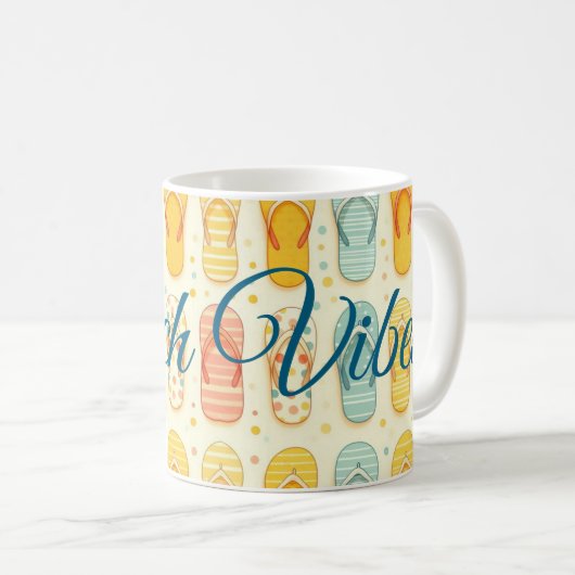 Flitsende Teenslippers Koffiemok (Voorkant rechts)