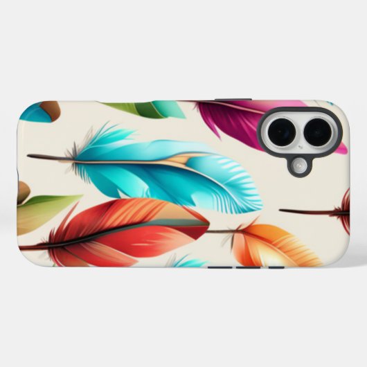 flitsende veren Case-Mate iPhone case (Achterkant (horizontaal))