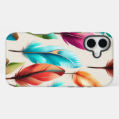 Flitsende Veren  iPhone Hoesje (Achterkant horizontaal)