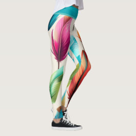 flitsende veren leggings