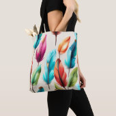 flitsende veren tote bag (Dichtbij)