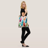 flitsende veren tote bag (Op model)