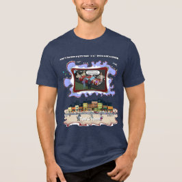 Flitser Overtreding | Letterlijke Woordspeling Hum Tri-Blend Shirt