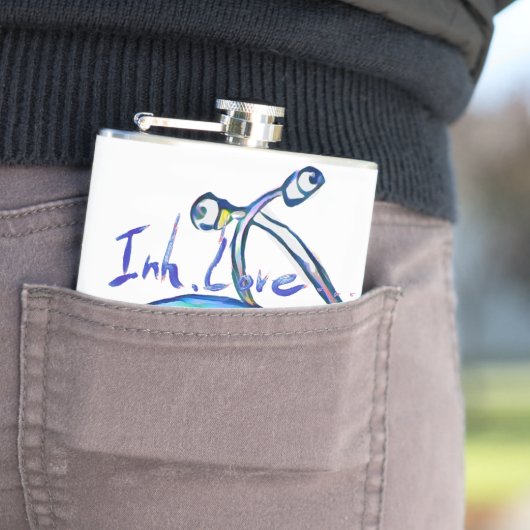 Flitstoestellen met vinyl heupfles (Voorbeeld)