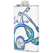 Flitstoestellen met vinyl heupfles (Links)