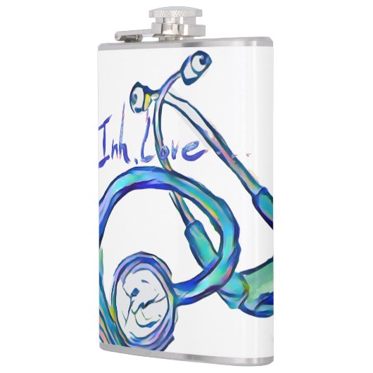 Flitstoestellen met vinyl heupfles (Links)