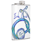 Flitstoestellen met vinyl heupfles (Rechts)