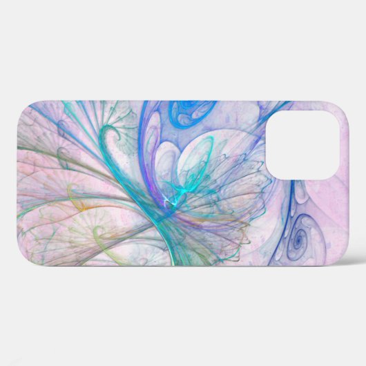 Flitterende Abstracte Fractale Vlam Case-Mate iPhone Case (Achterkant (horizontaal))