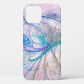 Flitterende Abstracte Fractale Vlam Case-Mate iPhone Case (Achterkant)