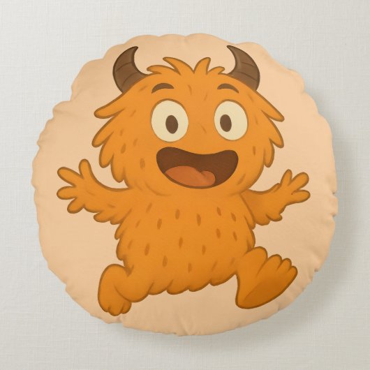 Flitzi – Das Beruhigende Sensorik-Kissen für Fokus Rond Kussen (Voorkant)