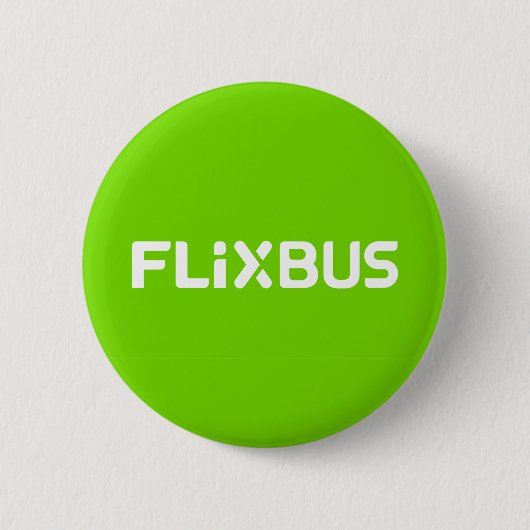 FlixBus Badge Ronde Button 5,7 Cm (Voorkant)