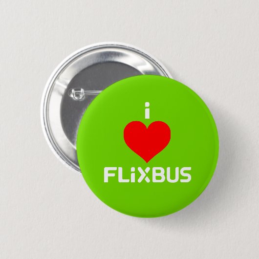 FlixBus Badge Ronde Button 5,7 Cm (Voorkant /achterkant)