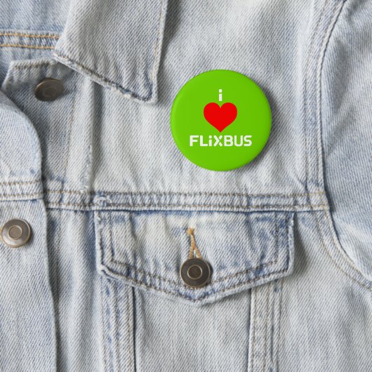 FlixBus Badge Ronde Button 5,7 Cm (In situ)