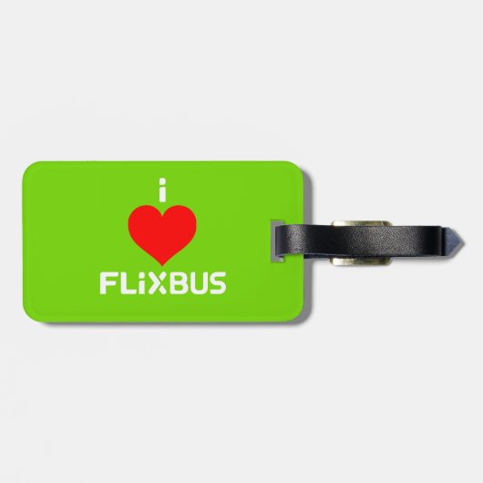 Flixbus-Bagagelabel Bagagelabel (Achterkant horizontaal)