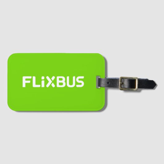 Flixbus-Bagagelabel Bagagelabel (Voorkant (horizontaal))