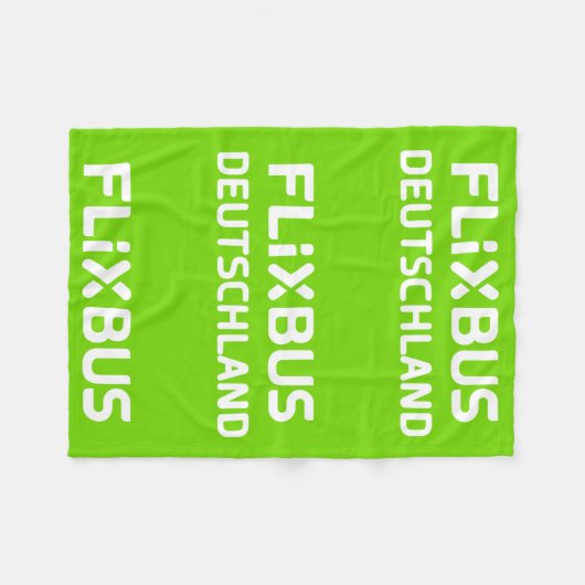 FlixBus-deken Fleece Deken (Voorkant (Horizontaal))