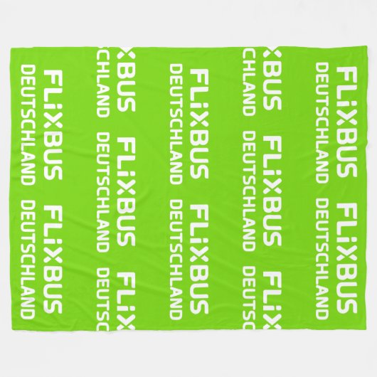 FlixBus-deken Fleece Deken (Voorkant (Horizontaal))