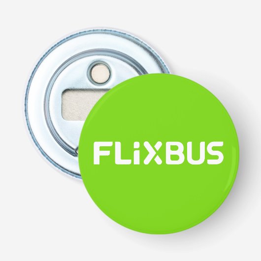 FlixBus flesopener Button Flesopener (Voorkant)
