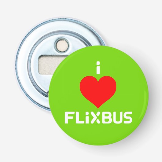 FlixBus flesopener Button Flesopener (Voorkant)