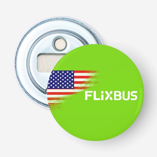FlixBus flesopener Button Flesopener (Voorkant)