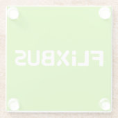 Flixbus Glass Onderzetter Glazen Onderzetter (Achterkant)