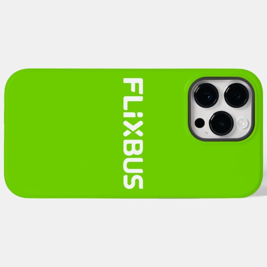Flixbus iPhone 14 Pro Max Stoer Hoesje (Achterkant (horizontaal))