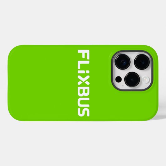 Flixbus iPhone 14 Pro - Stoer Hoesje (Achterkant (horizontaal))
