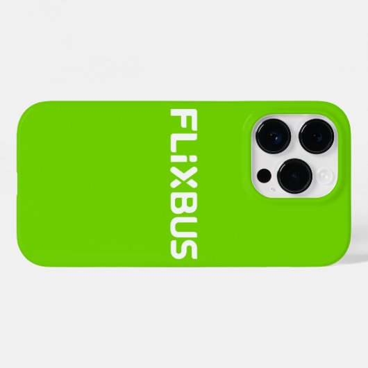 Flixbus iPhone Pro Hoesje (Achterkant (horizontaal))
