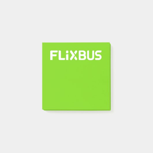 FlixBus Post merkt op Post-it® Notes (Voorkant)